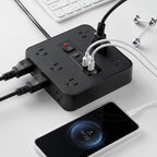 PowerHub Max™ — Smart Surge Protector with USB & Type-C Fast Charging