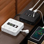 PowerHub Max™ — Smart Surge Protector with USB & Type-C Fast Charging