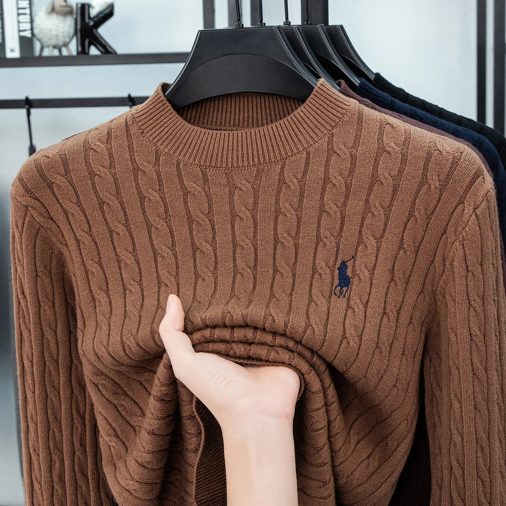 Classic Cable-Knit Sweater