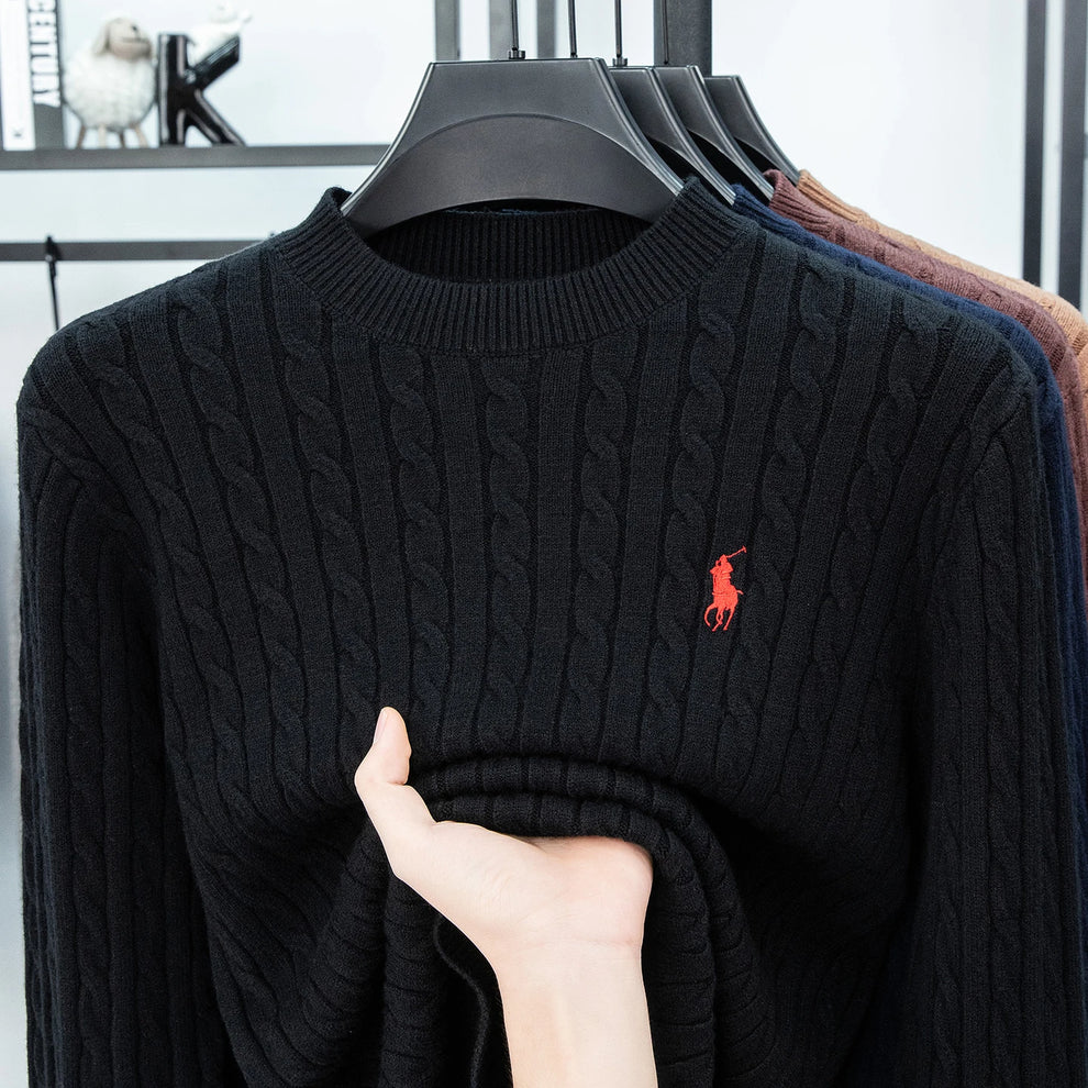 Classic Cable-Knit Sweater