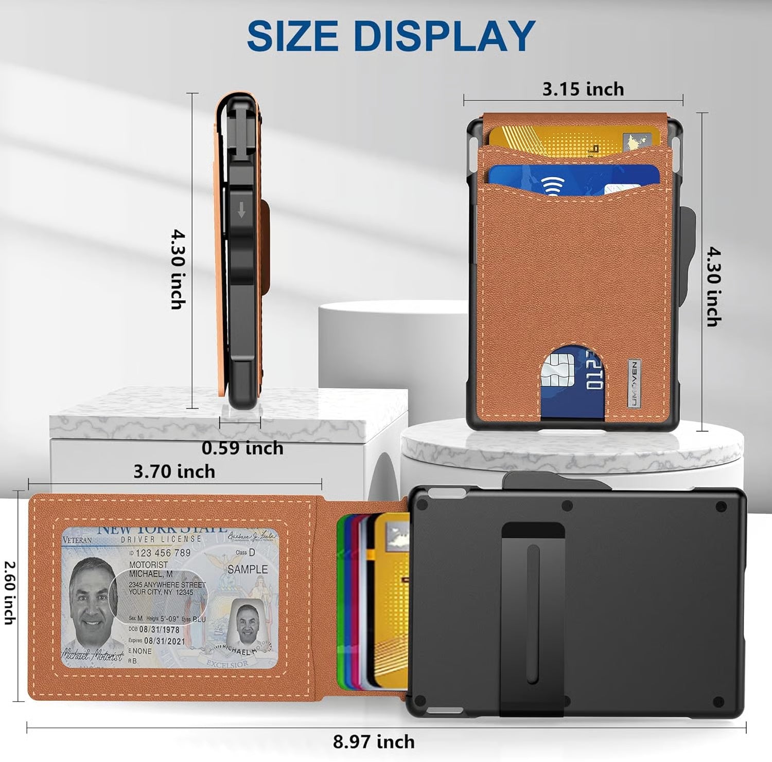 VaultEdge™ Airtag Minimalist Wallet — Slim, Secure & Smart