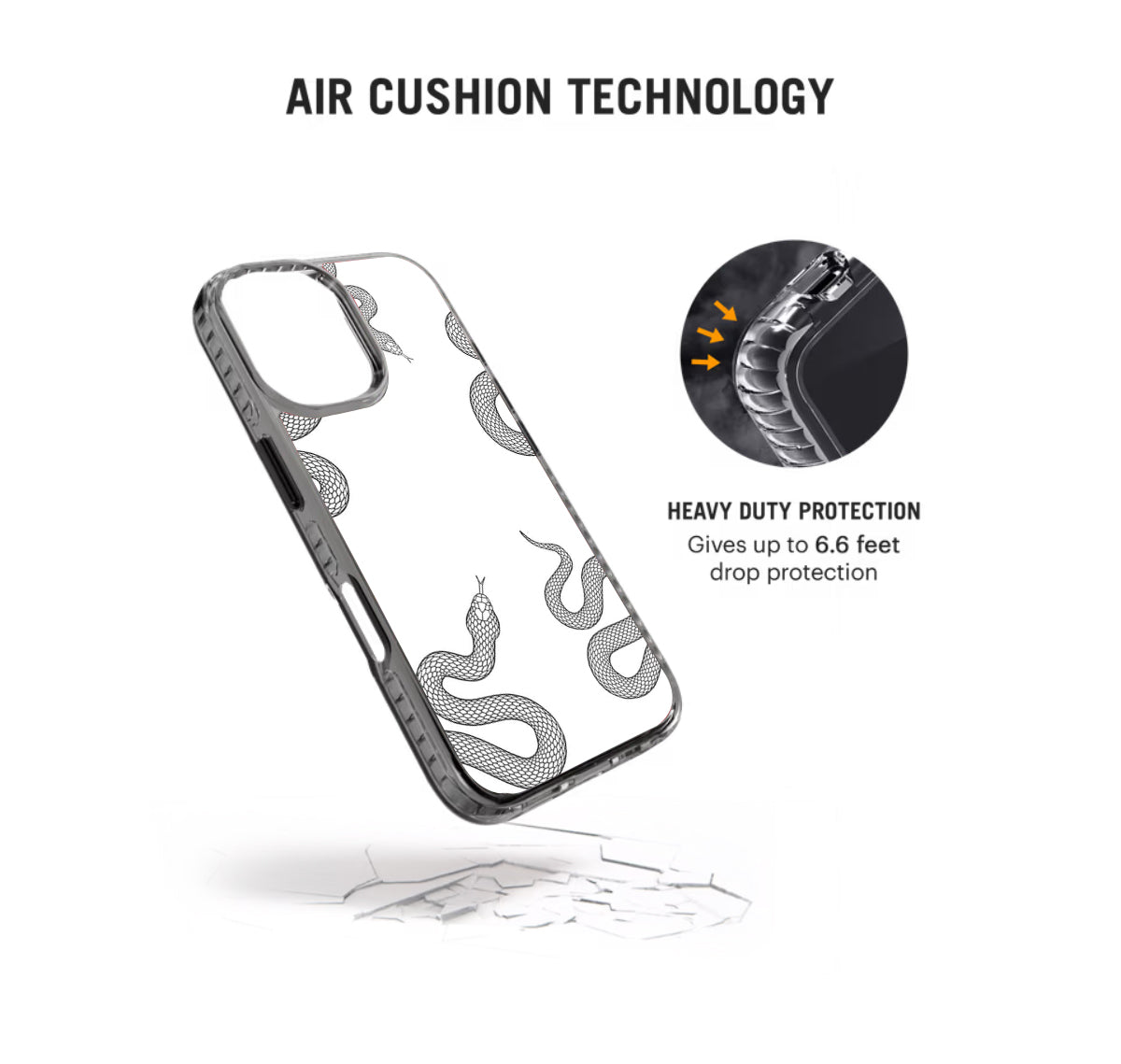 Snake Pattern Stride 2.0 Phone Case Cover