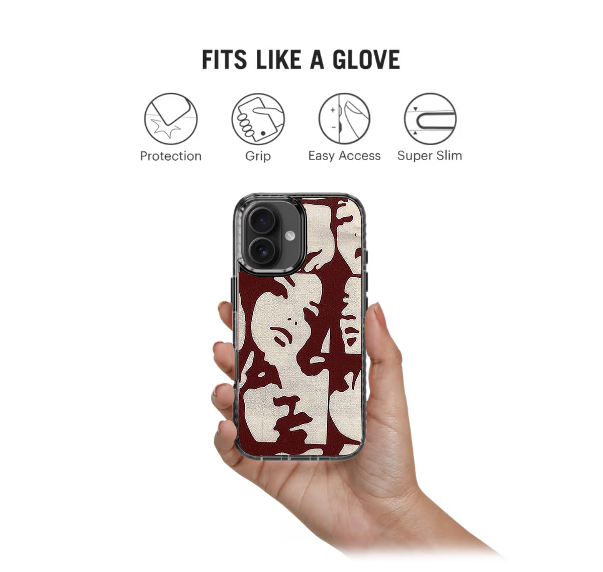 Faces Pattern Stride 2.0 Phone Case Cover